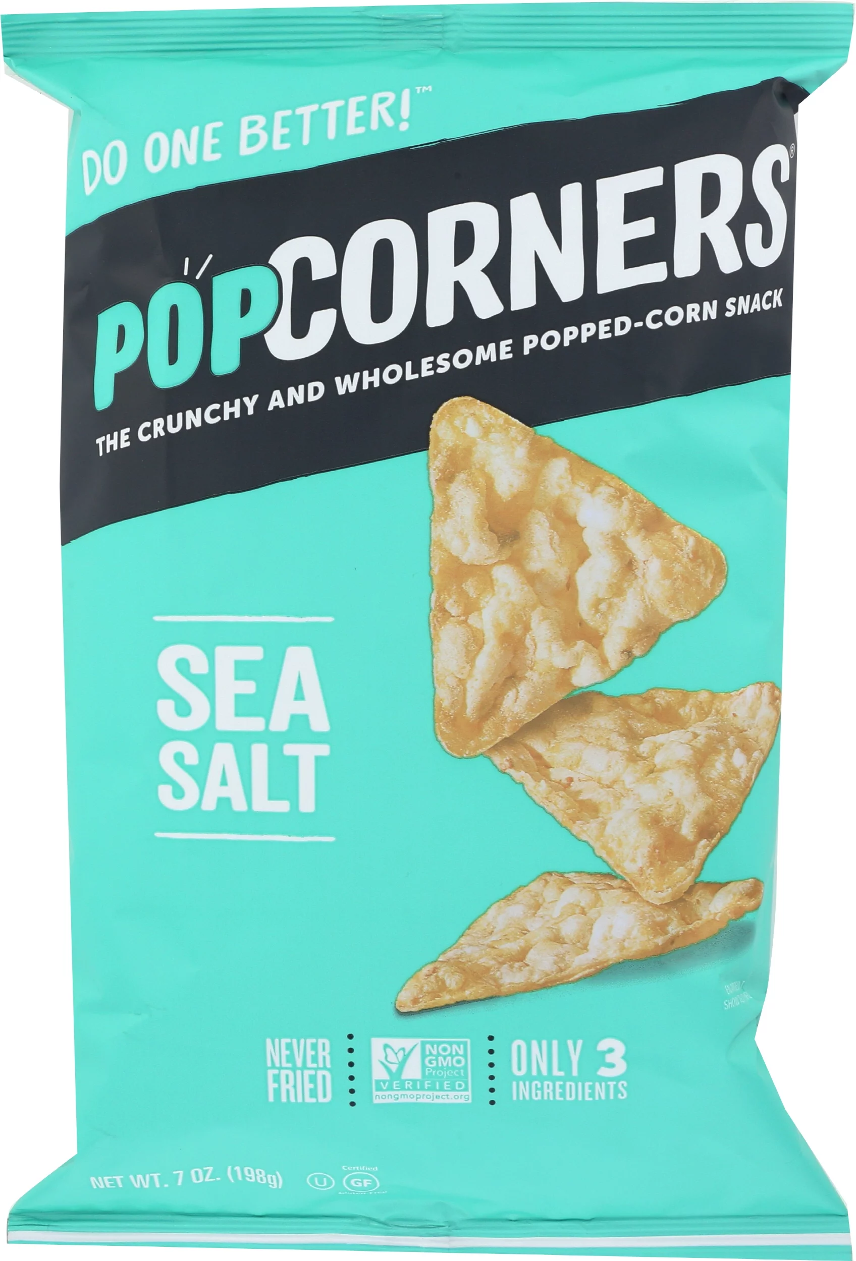 Our Little Rebellion Sea Salt Popcorners, 7 Oz (Pack Of 12)