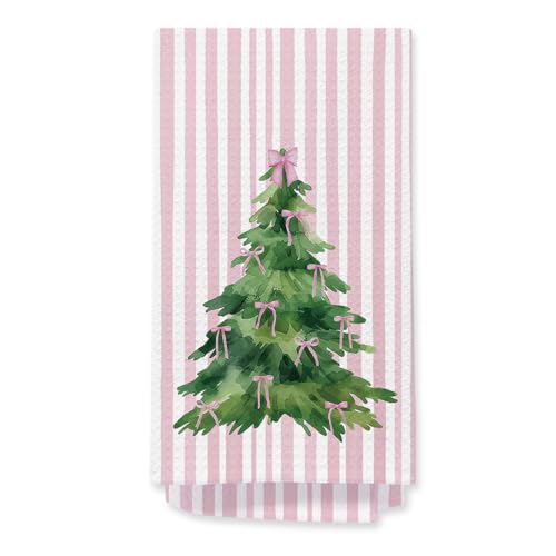 Christmas Red Cardinal Kitchen Towels, Rustic Winter Bird Decorative Hand Towels for Bathroom, Cardinal Lovers Gifts, Farmhouse Christmas Dish Tea Towel for Kitchen, 16x24 Inches