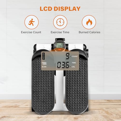 YSSOA Mini Stepper with Resistance Band