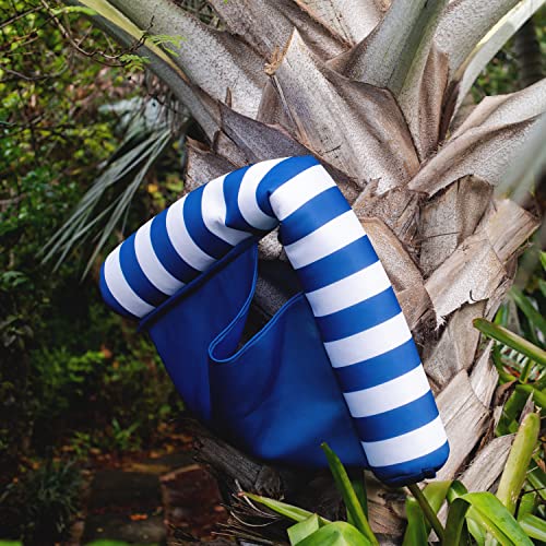 Big Joe Noodle Sling, No Inflation Needed, Pool Float with Armrests, Quick Draining Fabric, Cup Holder