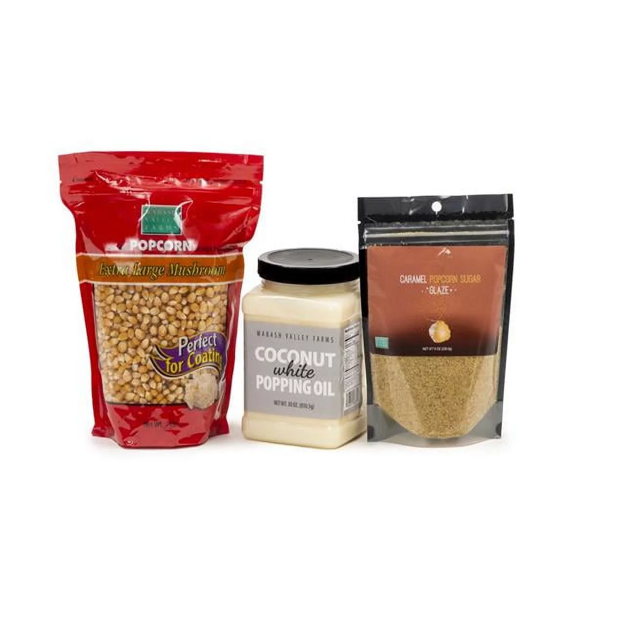 Wabash Valley Farms  38085-D Superbly Sweet Caramel Popcorn Set | Can't Beat Caramel