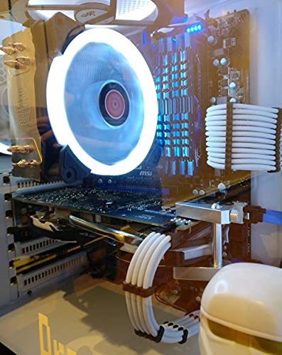 PSU Power Supply Cable Extension Kits, 24Pin ATX Cable, 4+4 Pin CPU Cable, 3X 6+2 Pin PCIE Cable, 4X Cable Comb (Black, 5-Cable-Set)