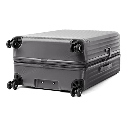 Travelpro Maxlite Air Hardside Expandable Carry on Luggage, 8 Spinner Wheels, Lightweight Hard Shell Polycarbonate Suitcase, Shadow Grey, Carry On 21-Inch