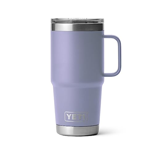 YETI Rambler 20 oz Travel Mug, Stainless Steel, Vacuum Insulated with Stronghold Lid