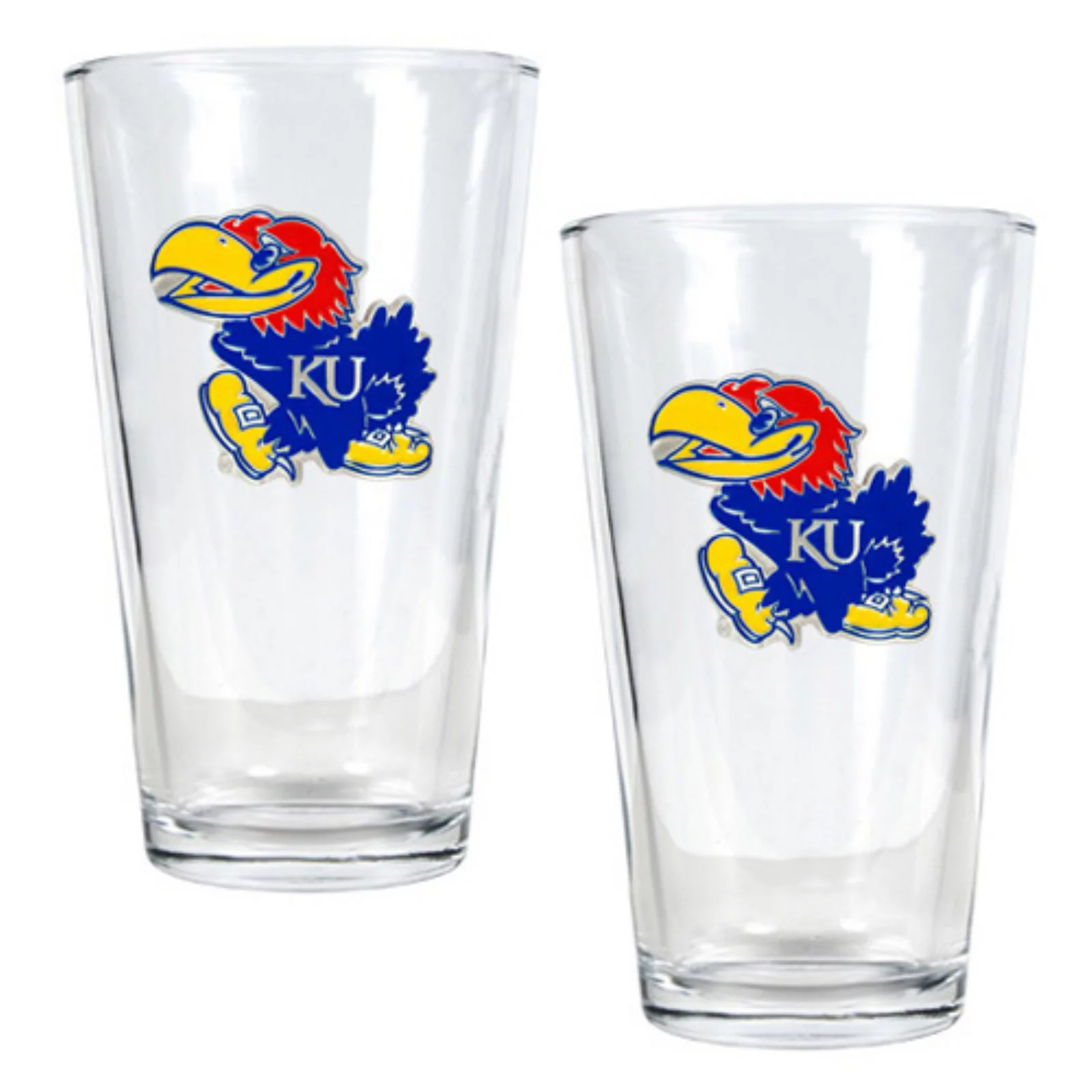 West Virginia Mountaineers 16oz. Pint Glass Set