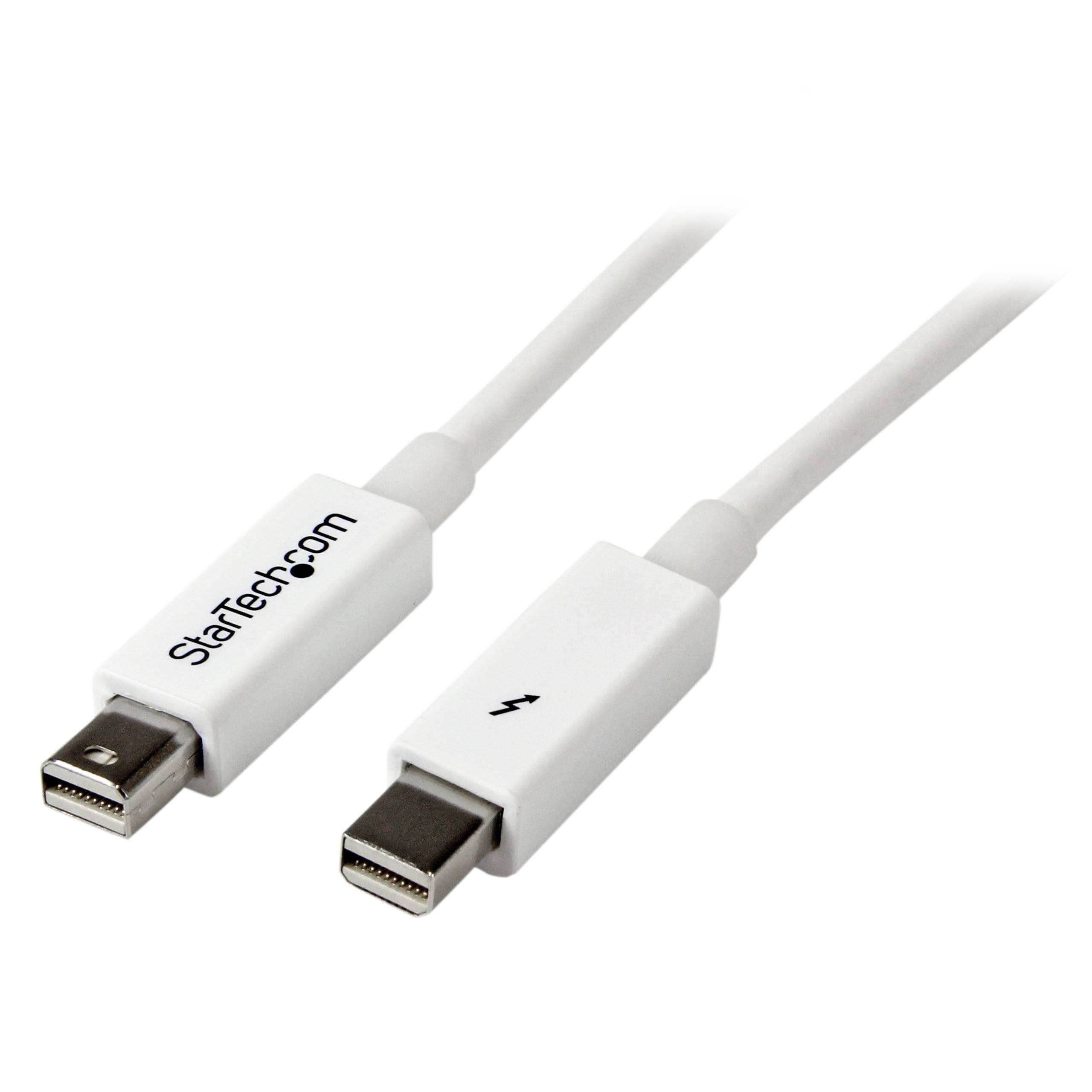 Startech TBOLTMM2MW .com 2m White Thunderbolt Cable