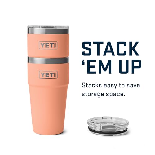 YETI Rambler 20 oz Stackable Tumbler, Stainless Steel, Vacuum Insulated with MagSlider Lid