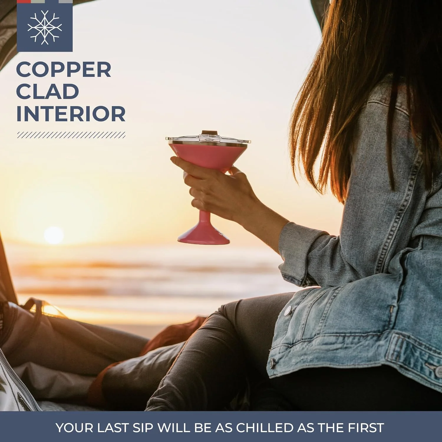 Stainless Steel Chasertini Martini Cup(8-Oz)