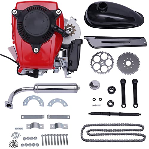 DNYSYSJ Petrol Gas Engine Motorized Bike Kit, Cycle Gasoline Petrol Motor Refit Set, Super Fuel-efficient Scooter DIY Conversion Kit