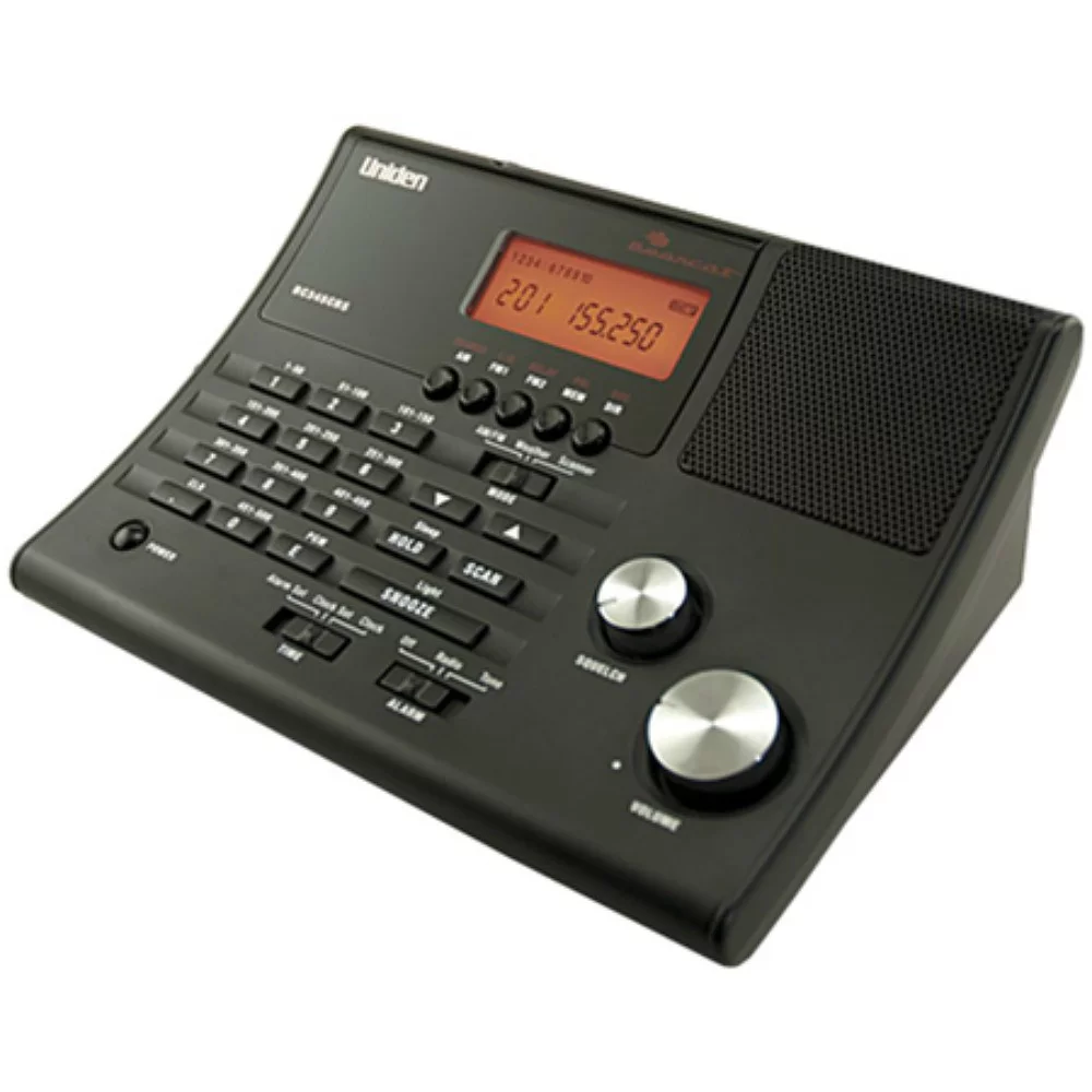 Uniden BC365CRS (Replaces BC345CRS) Clock/Radio Scanner with Weather Alert
