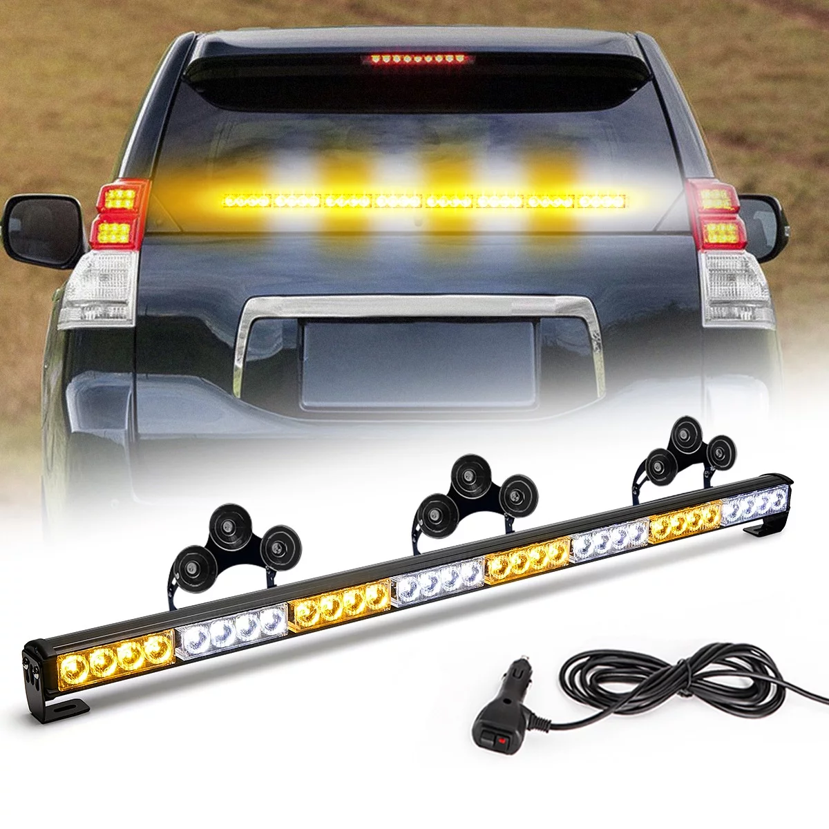 LE-JX Emergency Hazard Warning Strobe Light Bar 35