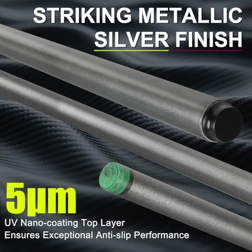 Fiberglass Graphite Composite Billiard Pool Cue Sticks 18oz 19oz 20oz 21oz 58inch