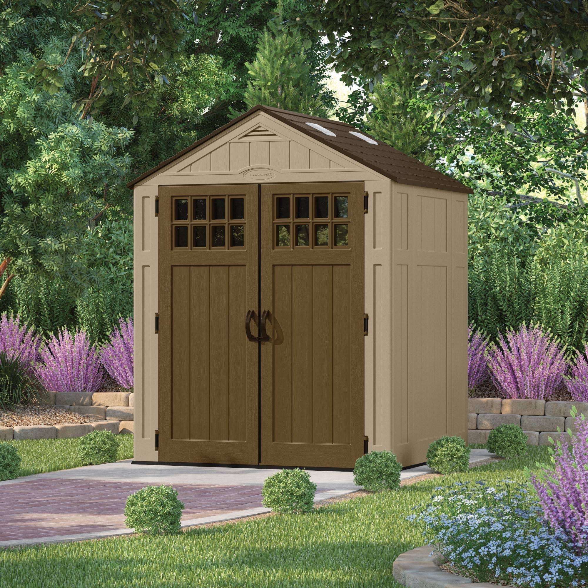 Suncast Everett 6 ft. x 5 ft. Storage Shed