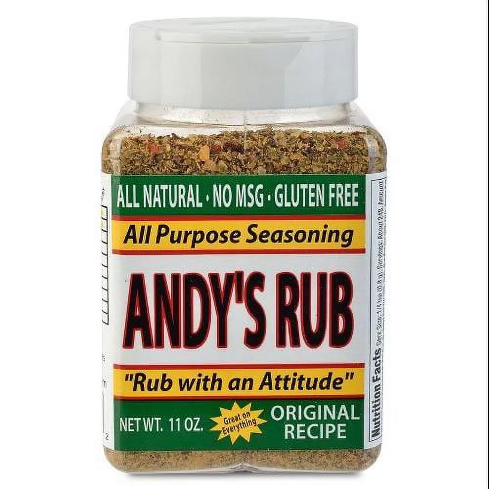 Andy's Rub, an All Natural Rub with Attitude, 11 oz.