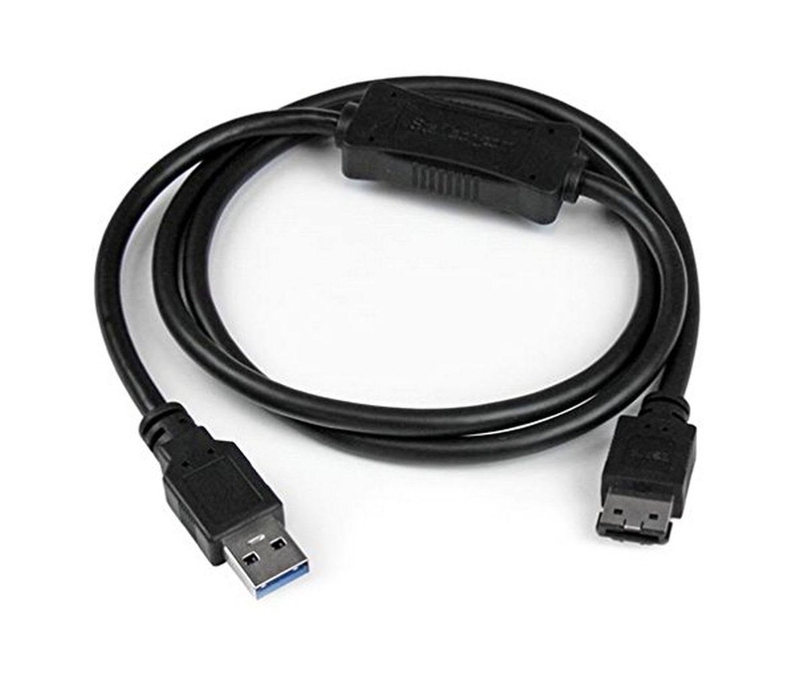 StarTech.com 3 ft USB 3.0 to eSATA Adapter - 6 Gbps USB to Hdd/Ssd/Odd Converter - Hard Drive to USB Cable (usb3s2esata3)