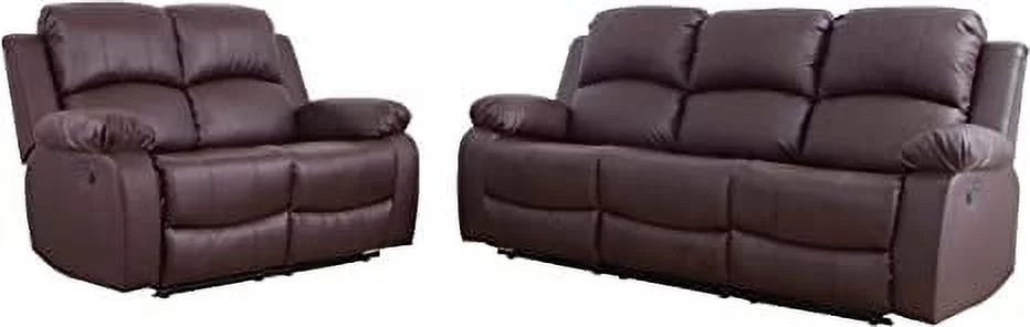 Sancho 2 Pieces Faux Leather Reclining Configurable Living Room Set