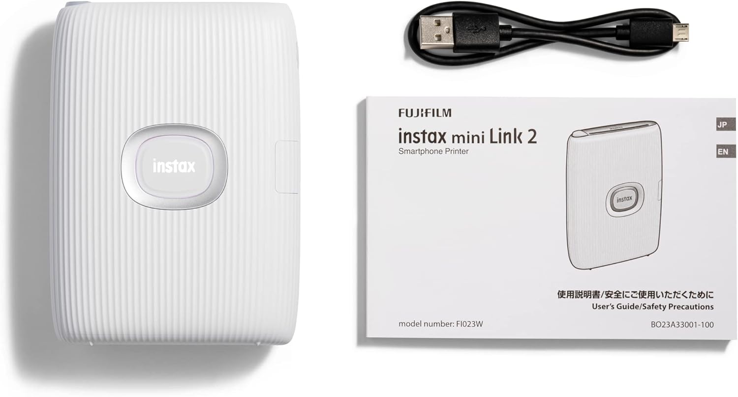Fujifilm Instax Mini Link 2 Smartphone Printer - Clay White