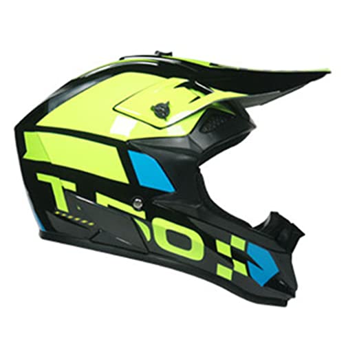 Adults Dirt Bike Helmets Motocross Full Face Helmet DOT/ECE Approved Perfect for Motocross Motorcycles, Dirt Bikes, ATV, MTB, Racing, Four Wheeler and Off Road Bike