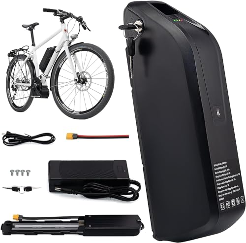 Ebike Battery 36V 10Ah Lithium Battery with 2A Charger 36V Battery for 500W, 750W, 1000W, 1200W Electric Bike (4-Pin)