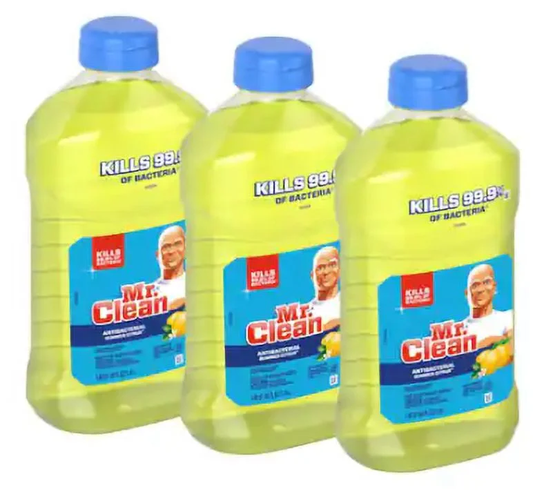 Mr. Clean 45 oz. Summer Citrus Scent Antibacterial Summer Citrus Scent All-Purpose Cleaner (3-Pack)