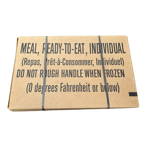 MRE Meals Ready to Eat A and B Cases 2025 inspection. Genuine Military Emergency Meals Camping (24 meals)