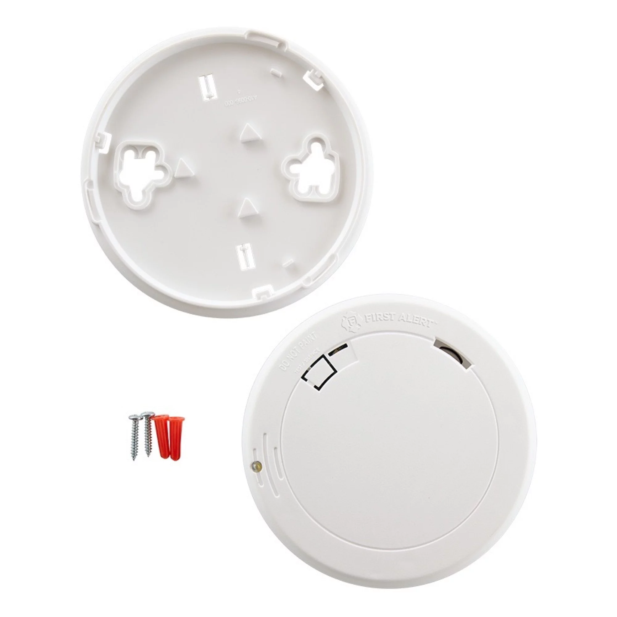 First Alert 10-Year Battery Photoelectric Smoke Alarm, Slim Profile with Escape Light