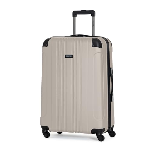 Kenneth Cole REACTION Out of Bounds Lightweight Hardshell 4-Wheel Spinner Luggage, Cobalt Blue, 20-Inch Carry On