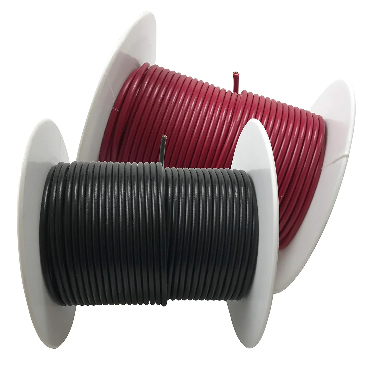 Red & Black 18 Gauge Automotive Primary Electrical Wire 100 FT Each - Made