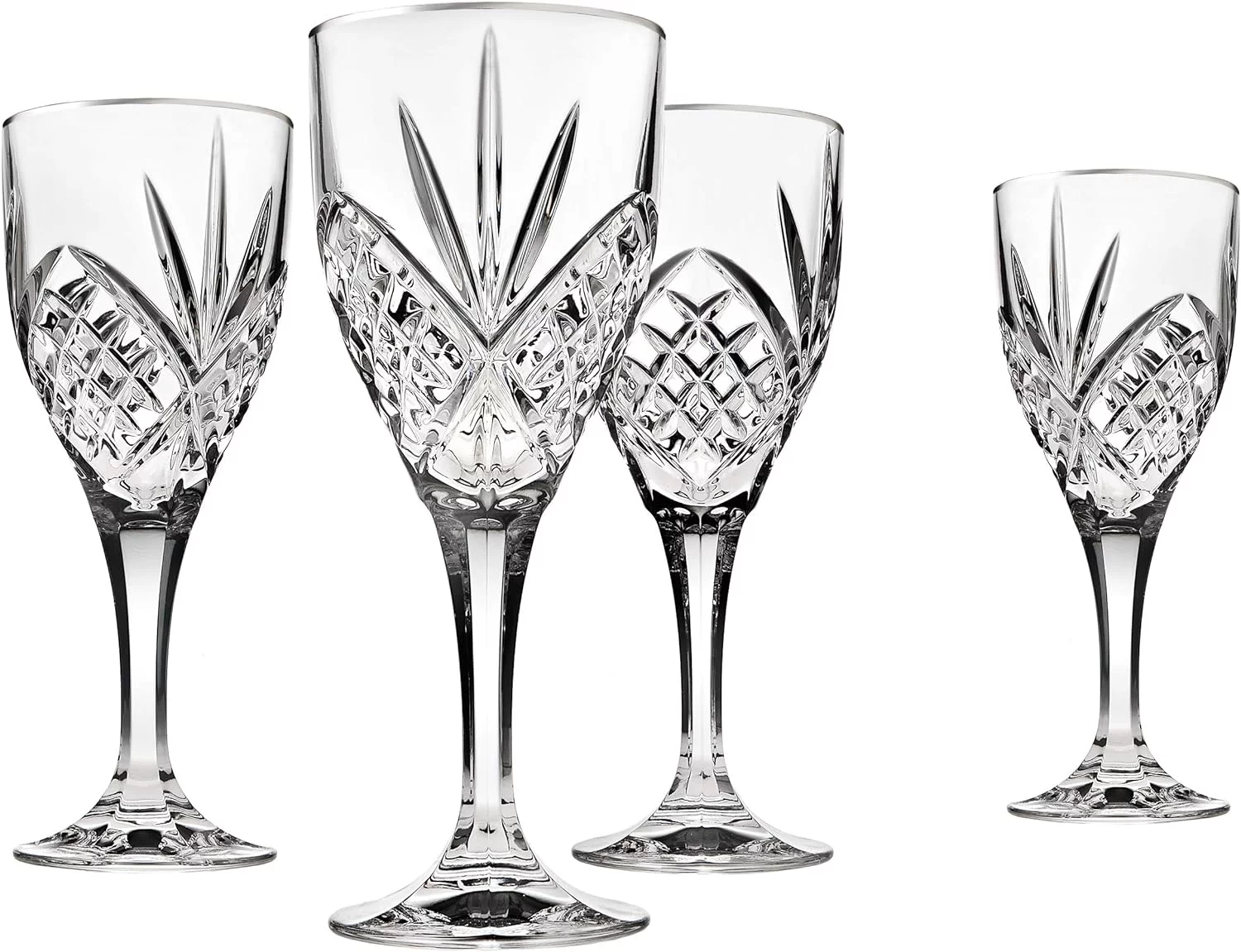 Wine Glasses, Stemmed Wine Glass Goblets - Dublin - 9Oz, Set Of 4