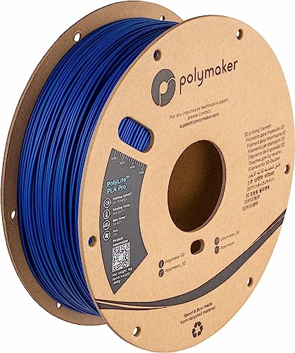 Polymaker PLA PRO Filament 1.75mm 1kg, Tough & High Rigidity White 3D Printing Filament, PolyLite PLA PRO 3D Printer Filament 1.75mm, Print with Most 3D Printers