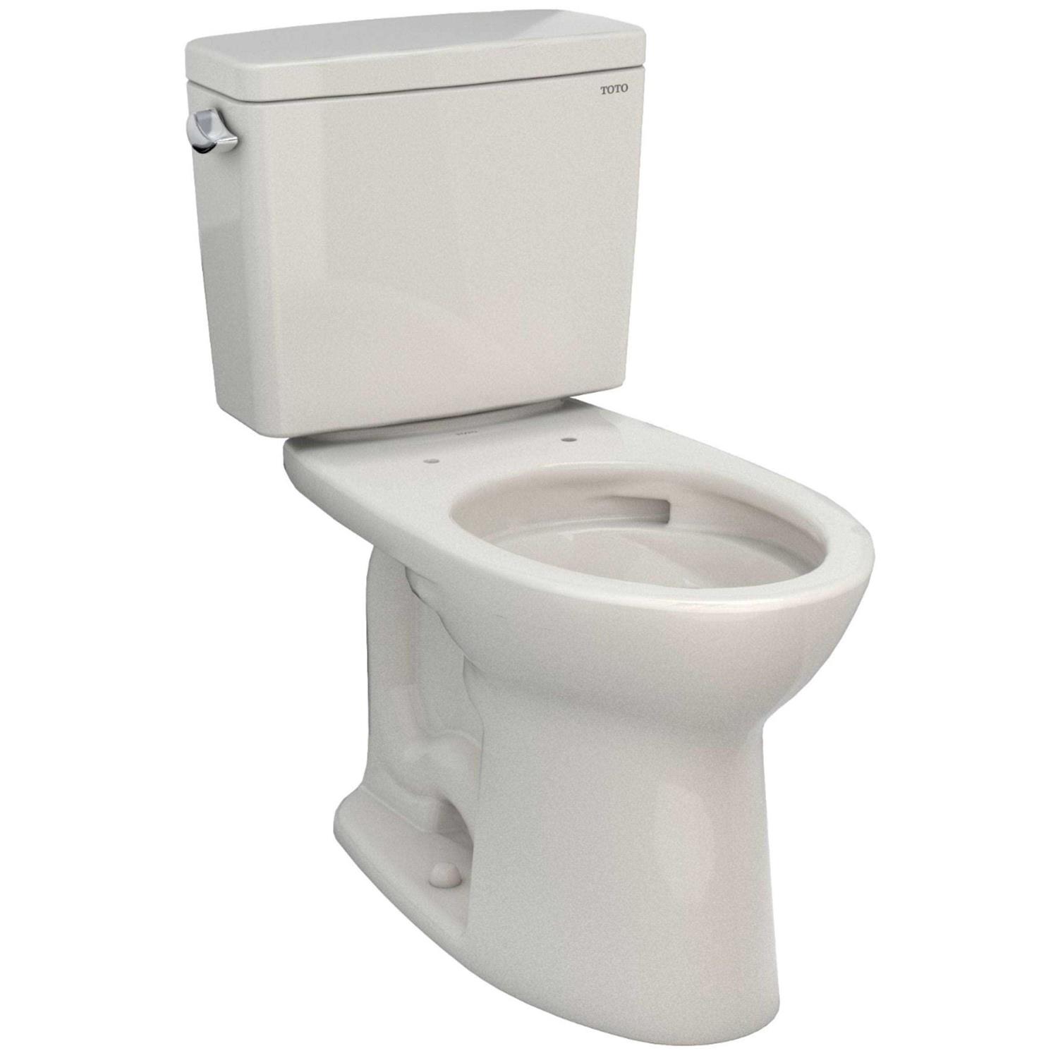 Toto Drake Two-Piece Elongated 1.6 GPF Tornado Flush Toilet with Cefiontect CST776CSG# - Shop Hardware Tools Online Store