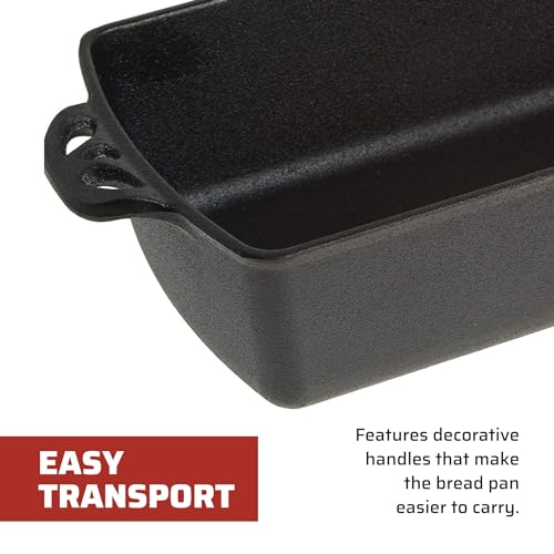 Camp Chef Home Seasoned Cast Iron Bread Pan