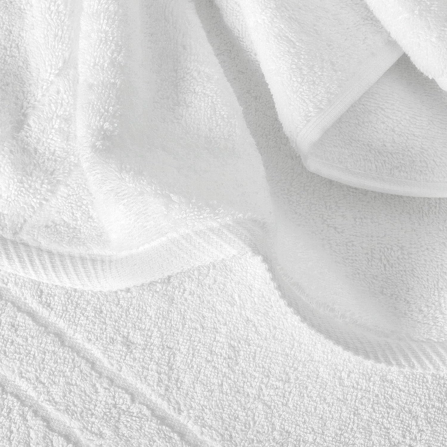 Baccarat Towel Collection (2 Pcs Bath Towel, White)