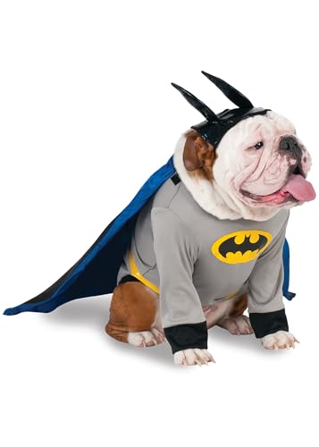 DC Comics Superheroes: Batman Pet Costume for Dogs or Cats by Rubies, Large