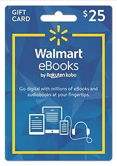 Walmart eBooks eGift Card $25 (email delivery)