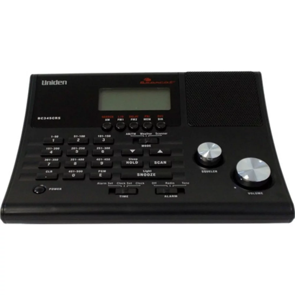Uniden BC365CRS (Replaces BC345CRS) Clock/Radio Scanner with Weather Alert