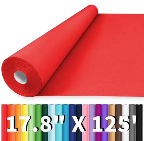 Vanhench Black Wrapping Paper, 17.5