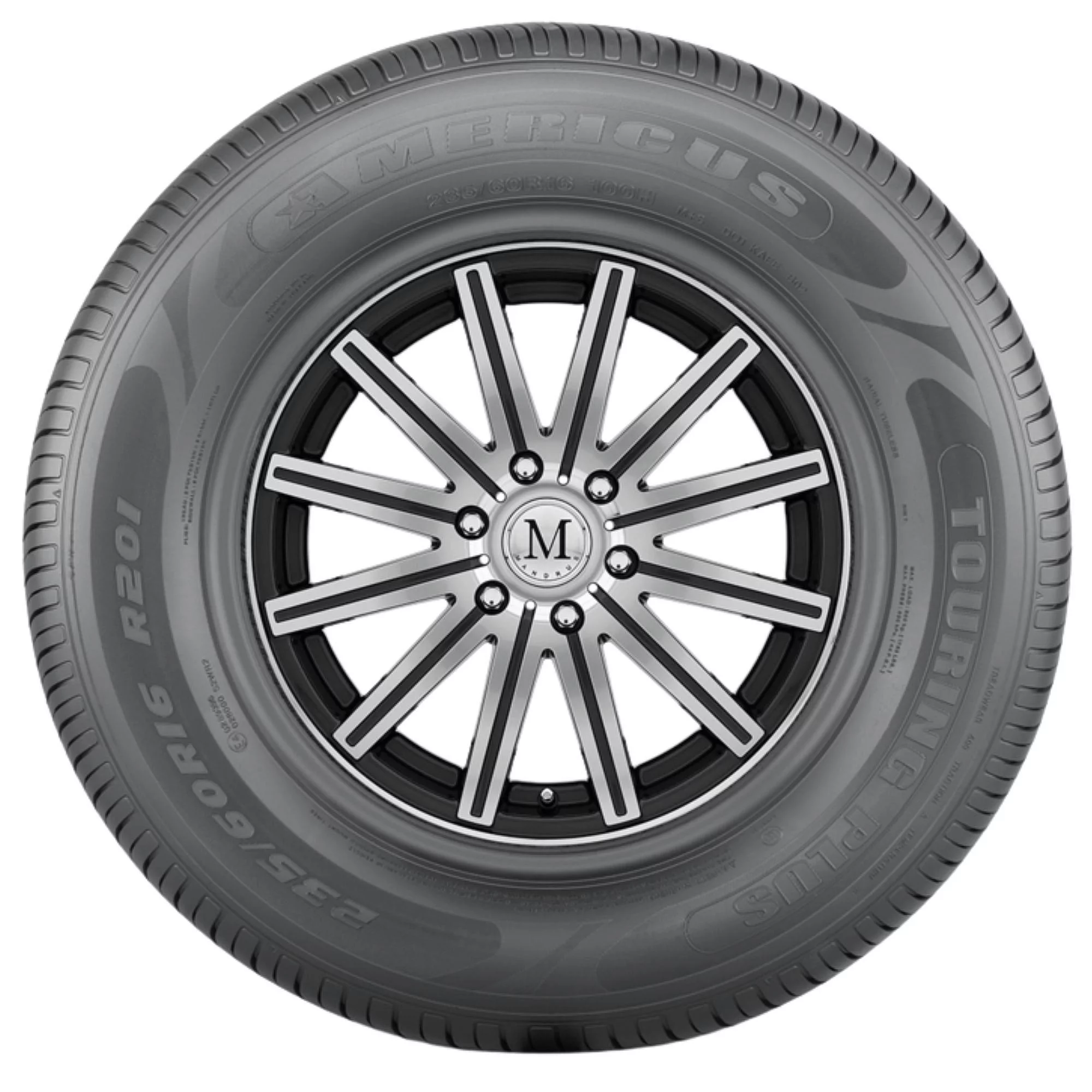 Americus Touring Plus All-Season Tire - 185/60R15 84H Fits: 2011-19 Ford Fiesta SE, 2001-02 Dodge Neon ACR