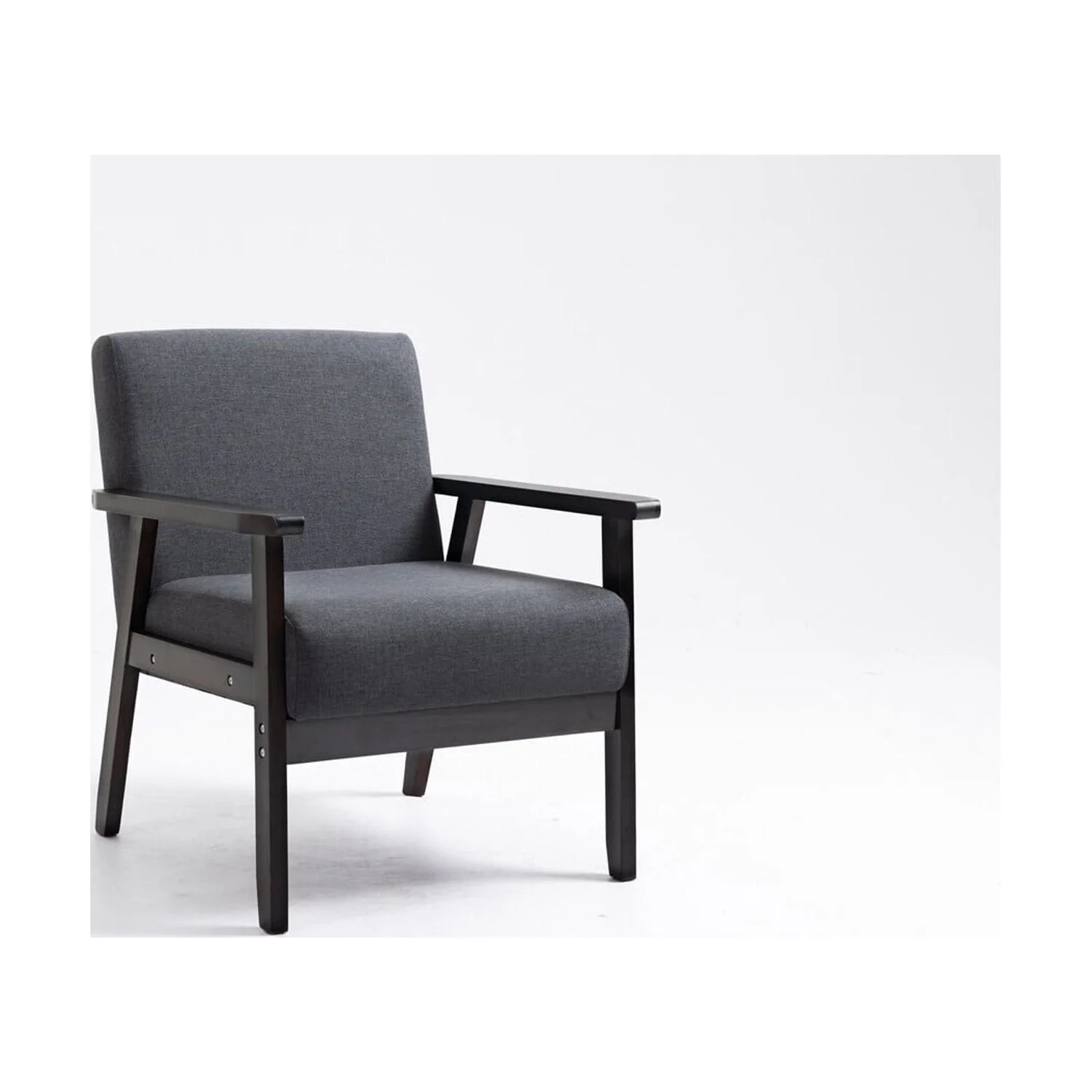 Homestock Beachy Boho Linen Fabric Chair