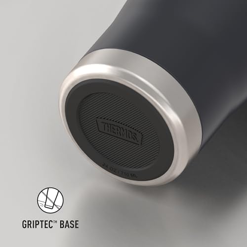 THERMOS ICON SERIES, Stainless Steel Cold Tumbler with Slide Lock, 24 Ounce, Sandstone