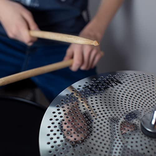 Natal K-DNB-F18-BKS DNA Series Stealth 4-Piece Drum Set Complete with Hardware, Low Volume Cymbals & Throne - Black