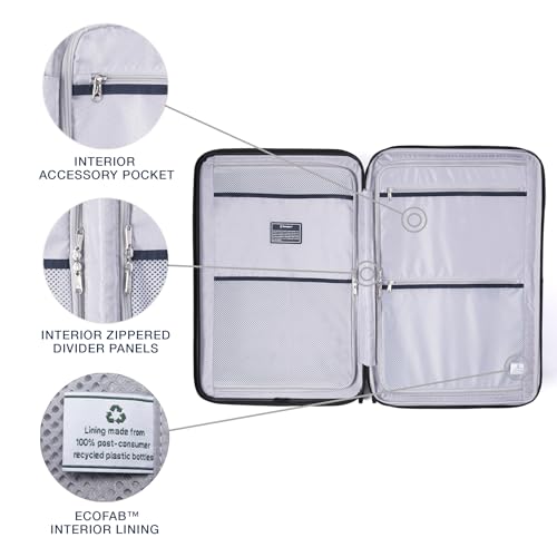 Travelpro Maxlite Air V2 Hardside Expandable Carry on Luggage, 8 Spinner Wheels, Lightweight Hard Shell Suitcase, TSA lock, Black, Carry On 21-Inch