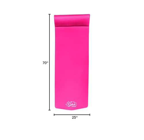 TRC Recreation Foam Swimming Pool Float, Floating Water Lounger, Splash 1.25”