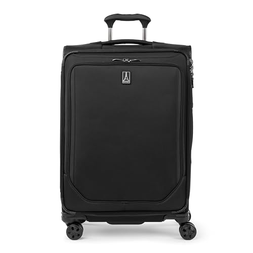 Travelpro Crew Classic Lightweight Softside Expandable Checked Luggage, 8 Wheel Spinner Suitcase, TSA Lock, Men and Women, Checked Large 29-Inch, Patriot Blue