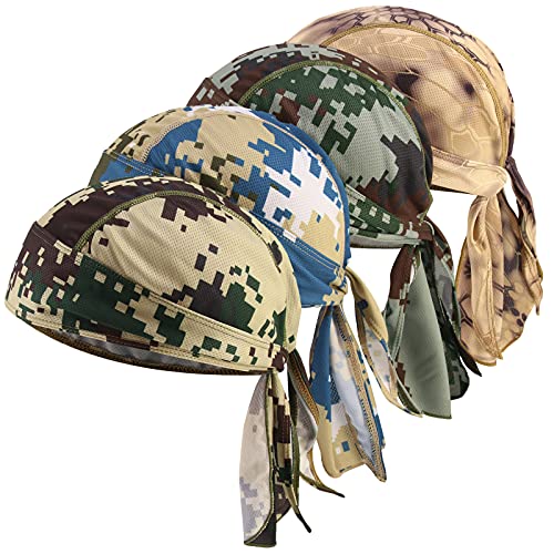 Durag Skull Cap Cotton Biker Motorcycle Bandana Head Wrap Du Doo Do Rag Rags