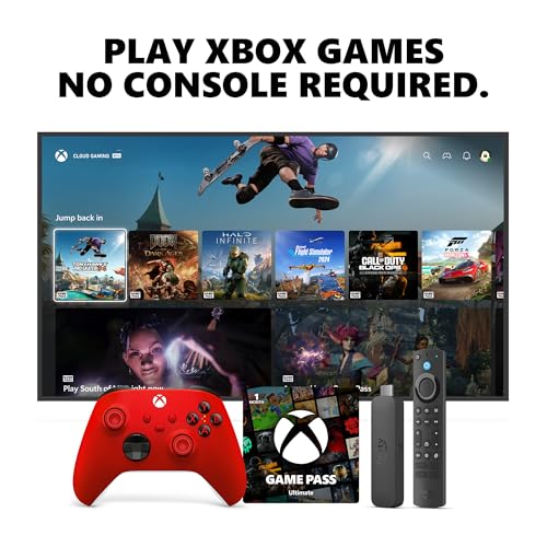 Xbox Wireless Gaming Controller (2025) – Carbon Black – Play on Xbox, Windows, Android, iOS, FireTV Sticks, Smart TVs, VR Headsets