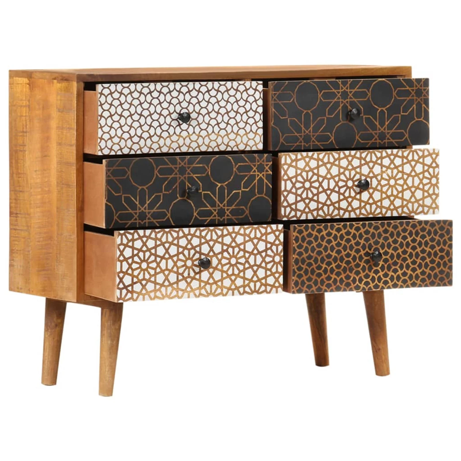 Andoer Sideboard with Printed Pattern 35.4