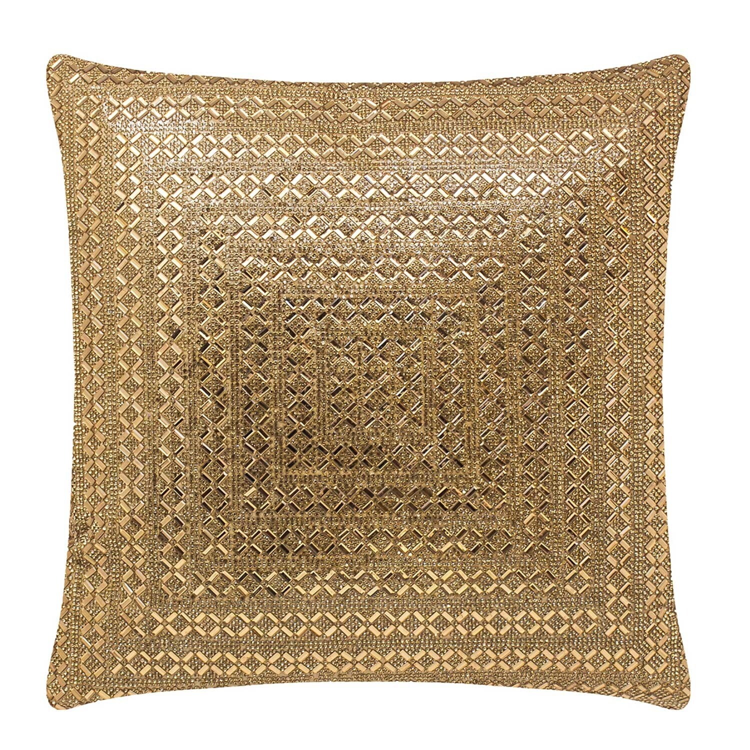 Sparkles Home  Madison Avenue Rhinestone Pillow Charcoal 20x20
