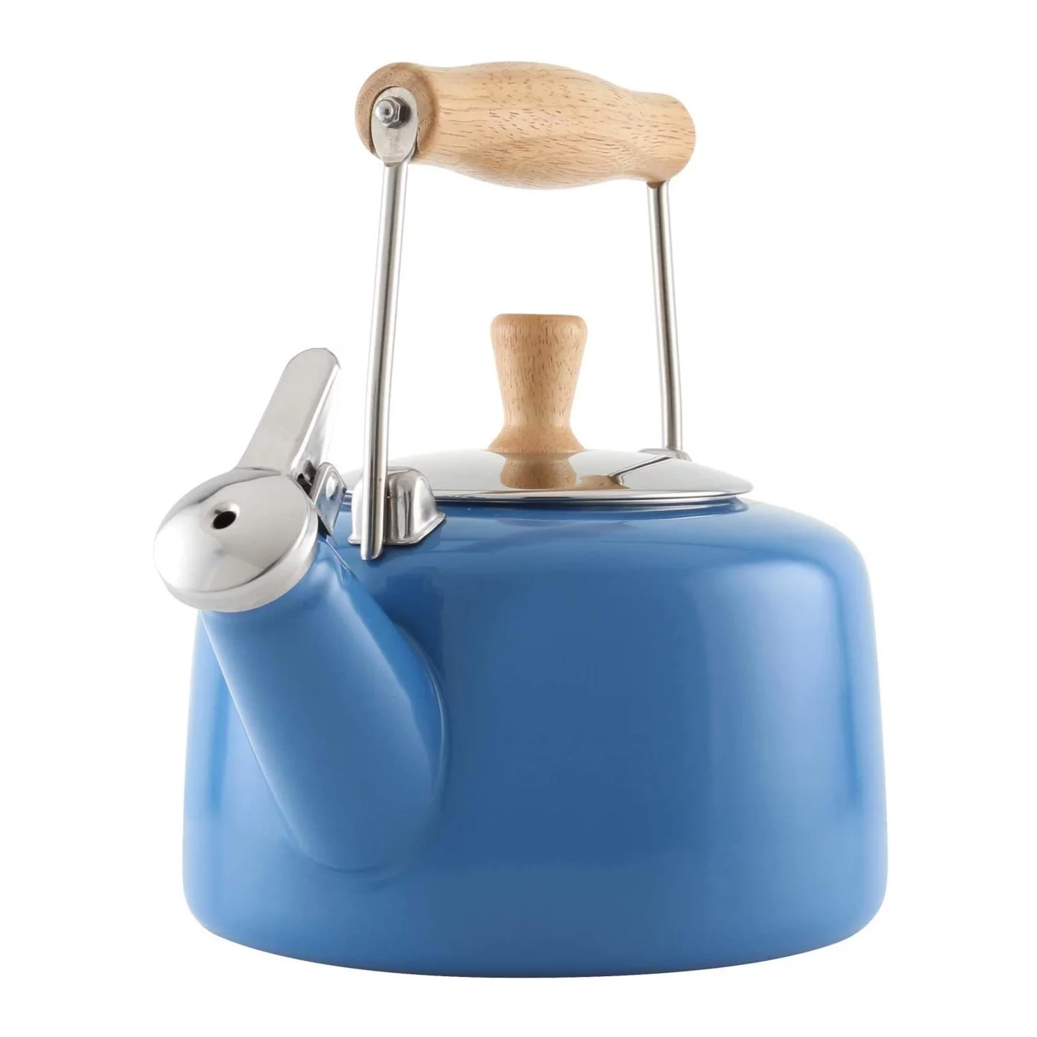Chantal 1.4-Quart Enamel-on-Steel Sven Tea Kettle (Blue Cove)
