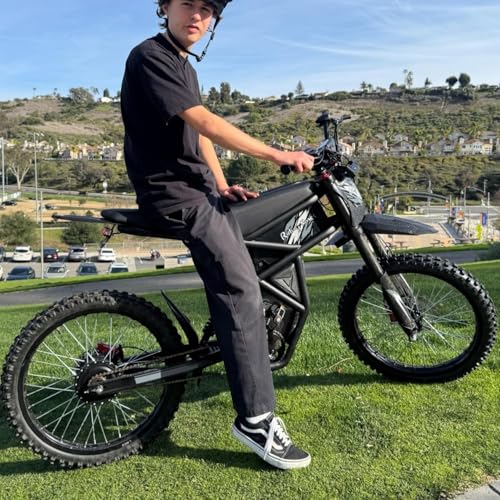 GT73 PRO/GT73 Ebike for Adults, 50MPH 60V 3000W / 37MPH 48V 2400W Eectric Dirt Bike, 36.4AH Dual Battery Dirtbike Up to 85 Miles, 25